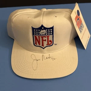VTG 90's NFL Shield Plain Logo Sports Specialties White Twill Snapback Hat READ - Picture 1 of 19