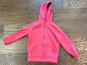 Girls Pink Zip Up Fleece - Old Navy - Size 5t - Picture 1 of 1