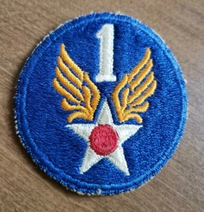 PARCHE ORIGINAL DE LAS FUERZAS AÉREAS DEL EJÉRCITO DE LA SEGUNDA GUERRA MUNDIAL EE. UU. 1a AAF - Imagen 1 de 4