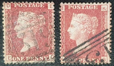 GB QV SG43 1d Placa Roja 200 SELLOS USADOS /5583/ Foto 1 de 2