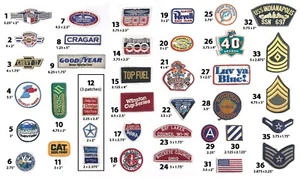 Dave's Patch Batch • Chevy, Autorennen, Sport, Militär usw. • 2,95 $ & mehr - Bild 1 von 42