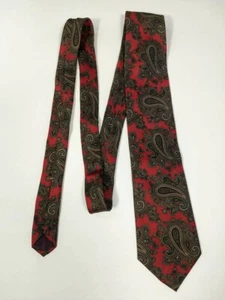 Hathaway Herren Seidenkrawatte WPL 125 dunkelrot Paisley Design USA klassisch 60"x3,5"  - Bild 1 von 5
