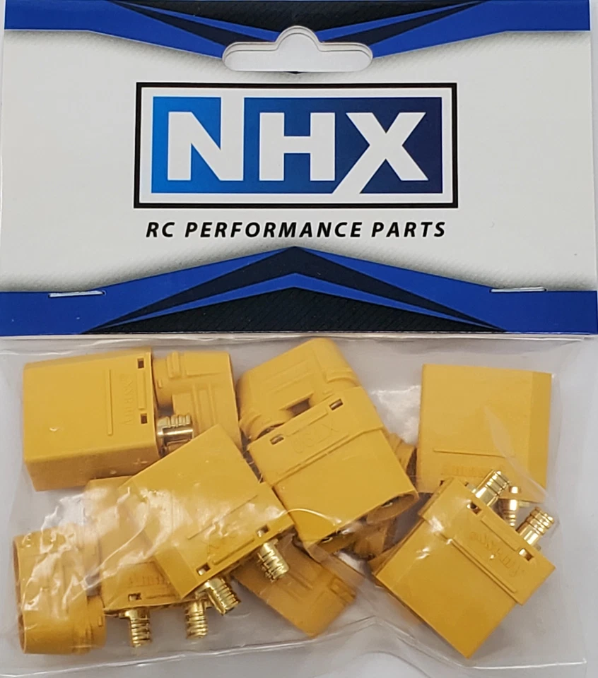 NHX XT90H Adapter Connector Plug Male/Female 3Pairs/Bag US SHIP