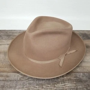 Vintage Lee Fifth Ave Black Label Wasserblock Filz Fedora 7 3/8 "Martin Jacobi" selten - Bild 1 von 21