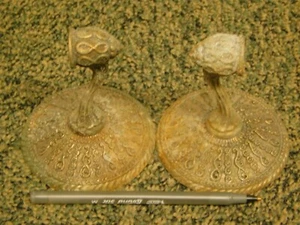 VINTAGE AMERICAN TACK CO. WALL MOUNT CANDLE HOLDERS MEDEVIL SCONCE - Picture 1 of 2