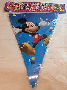 2.5 m Mickey Paper Birthday Banner Flag Decoration Party Supplies. - Picture 1 of 2