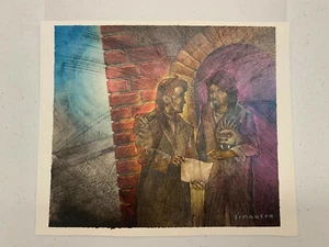 Vampire The Eternal Struggle VTES Contrato de Arte Original Obras de Arte No MtG - Imagen 1 de 1