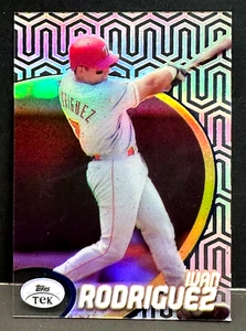 Ivan Rodriguez 1998 Topps Tek Card #5 Pattern #43 Holo SP Rangers HOF - Picture 1 of 2
