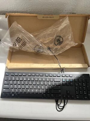 Dell Wired USB Keyboard KB216-BK-US (Black, 0RKR0N, 0N6R8G- English QWERTY - New - Image 1 of 4