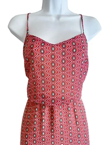 Maxikleid It's rosa Größe L rot ärmellos - Bild 1 von 9