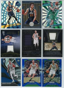 GORDON HAYWARD NOIR JERSEY/PATCH/GOLD #D 25/SP #d PRIZM Blue+ 22 RARE CARDS LOT! - Picture 1 of 13