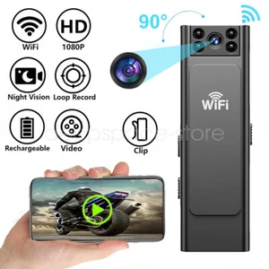 HD 1080P WIFI Camera Outdoor Sport Wearable Body Cam Video Recoder Night Vision - Bild 1 von 25