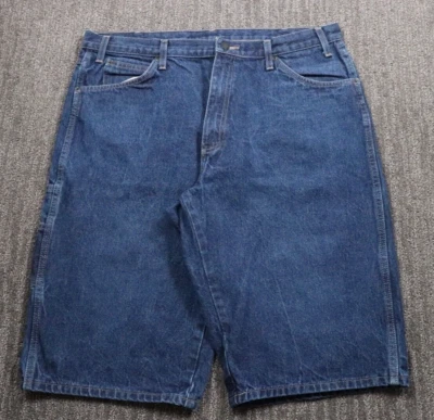 Dickies Vintage Denim Carpenter Shorts Men's 38x14 Workwear Skater Baggy Grunge - Image 1 of 4
