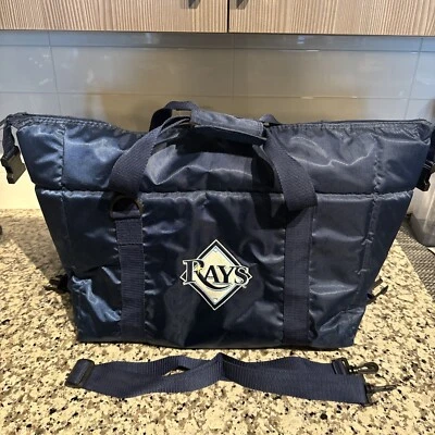 Bolsa refrigeradora aislada Tampa Bay Rays suave LOGO INC MLBP cierre de cremallera 17 X 10 X 14 Foto 1 de 4