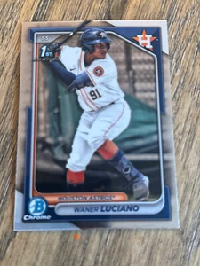 2024 Bowman Chrome Baseball #BCP-208 Waner Luciano - Picture 1 of 2