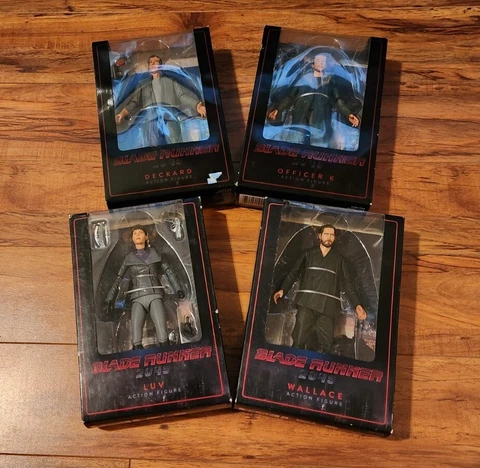 4126 Blade Runner 2049 Neca Action Figure Lot Deckard, K, Wallace & Luv NEW! Cover