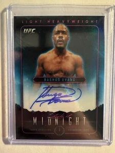 K254,315 - 2024 Topps Midnight UFC Stroke of Midnight Auto #SMARES Rashad Evans - Picture 1 of 1