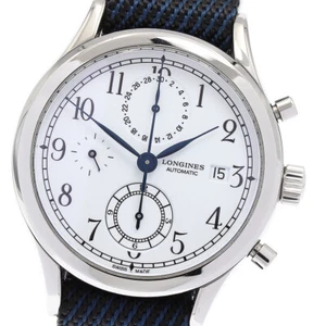 LONGINES Heritage Classic L2.815.4 Chronograph white Dial Automatic Men's_883807 - Picture 1 of 6