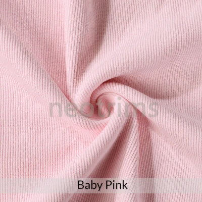 Tela acanalada de punto acanalado, ropa o puños recortados, cinturas, algodón spandex elástico Foto 1 de 4