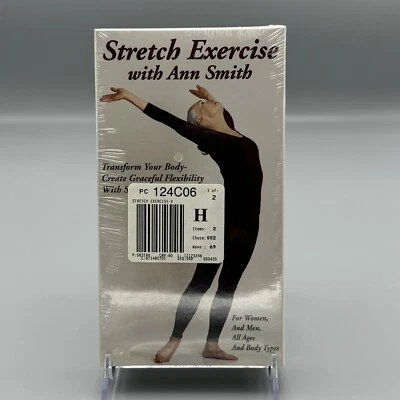 Stretch Exercise with Ann Smith VHS 1996 Seniors Women Men All Ages & Body Types - Image 1 of 4