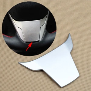 Chrome Steering Wheel Cover Panel Frame Cover Trim For Honda Civic 10th 2016-21 - Picture 1 of 5