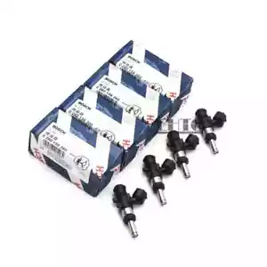 Bosch 4pcs Manifold Fuel Injectors For VW Audi A4 A5 VW CJE CNC 1.8 2.0T GEN3 - Picture 1 of 4