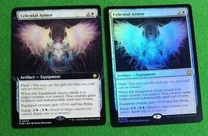 MTG 2x Celestial Armor (1 Extended) - Foundations - 0443 Rare - Bild 1 von 2