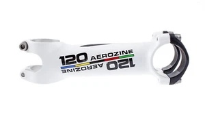 Aerozine XS7 Road MTB E-Bike Cycling AL7050 Stem w/Titanium bolts 6D 120mm White - Picture 1 of 9