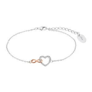 s.Oliver Jewel Women Bracelet Arm Chain Silver Zirconia 2032565 - Picture 1 of 1