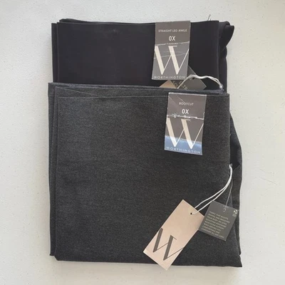 Worthington Mujer Talla Grande Ponte Pantalones 0X 2 Piezas Lote Ultra Esculpido Pull On Foto 1 de 4