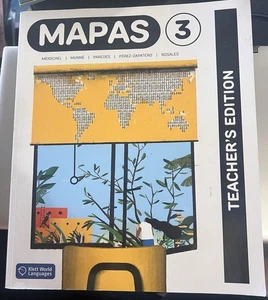 Klett World Languages, Mapas 3, Teacher’s Edition, Bilingual, English-Spanish - Picture 1 of 2