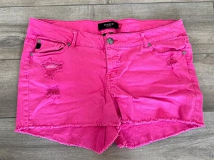 Torrid Denim hellrosa Distressed abgeschnittene Jeansshorts Plus Größe 18 - Bild 1 von 3