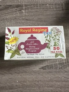 Royal Regime Tea 50 Tea Bags Herbal Natural Tea شاي رويال ريچيم - Picture 1 of 5