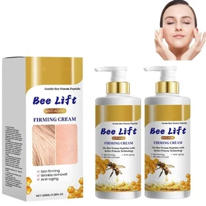 Crema reafirmante para la piel de veneno de abeja 2 piezas, crema reafirmante antienvejecimiento BeeLift, arrugas... - Imagen 1 de 7