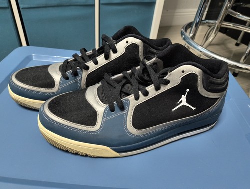 Scarpe Nike Air Jordan Post Game nere color verde acqua peltro taglia 13 mai indossate