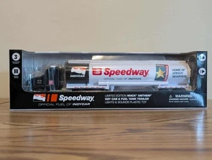 First Gear Speedway Mack Anthem Day Cab Fuel Tank Trailer Truck Lights Sound NIB - Picture 1 of 8