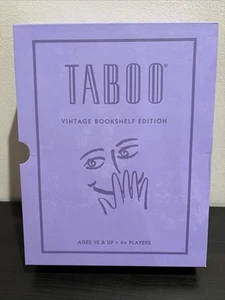 Taboo Vintage Bookshelf Edition by WS Game Company Deluxe Board Game Excellent - Picture 1 of 11