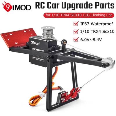 9IMOD Digital Servo Winch Hook & Boom 6.0V~8.4V 360°C for 1/10 TRX4 SCX10 RC Car - Bild 1 von 4