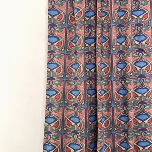 Jonelle Vintage 70er Jahre "Laertes" Jugendstil Gardinen 100% Baumwolle Paar - Bild 1 von 8