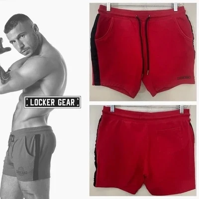 Shorts de lã Locker Gear 34-40" cintura 6,5" costura interna mistura de algodão levemente usada - Imagem 1 de 4