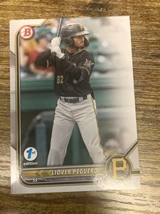 2022 Bowman Liover Peguero 1st Edition Base #BPPF-34 Pittsburgh Pirates - Picture 1 of 1
