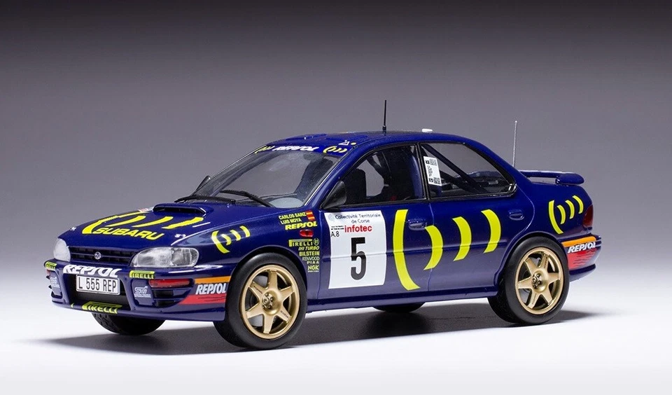 IXOMODELS - SUBARU Imprezza 555 #5 Tour de Corse 1995 C.SAINZ / L.MOYA - 1/24... - Immagine 1 di 1