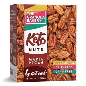 TGB Ahornpekannüsse | 1G Net Carb Keto Snack | Glutenfrei Low Carb Süßigkeiten, - Bild 1 von 6