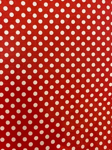 Polka Dots 100% Cotton fabric by the yard. Use for Clothing, Crafts, Home Dec. - Picture 1 of 12