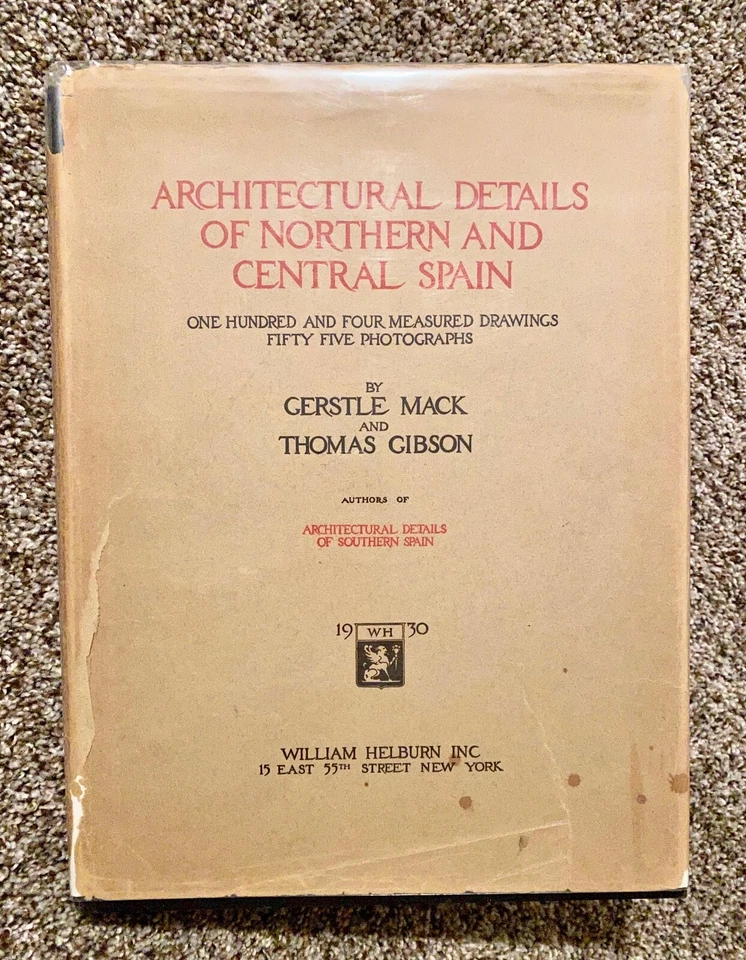 Architectural Details Of Northern And Central Spain (1930, Hardcover) - Image 1 of 4
