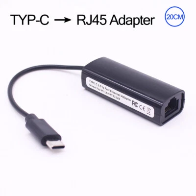 USB-C TYP-C auf RJ45 Adapter Hub Kabel Ethernet Lan Mac Für Handy PC Lenovo - Bild 1 von 3