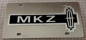 Lincoln Dual Logo MKZ License Plate (Chrome) - Picture 1 of 4