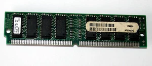 32 MB EDO-RAM 72-pin 8Mx32 non-Parity PS/2 Simm 60 ns 'Micron MT16D832M-6 X' - Photo 1/2