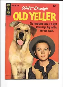 Cubierta de foto de cómics de películas Old Yeller 1966 #10169-601 llave dorada de Walt Disney ¡En estado bastante bueno 8,0! - Imagen 1 de 2