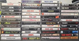 50 80er Jahre Hair Metal Hard Rock Kassetten: Van Halen Twisted Sister - Bild 1 von 5